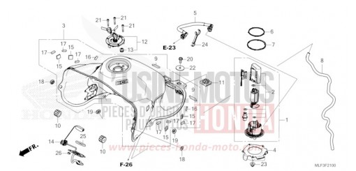 RESERVOIR A CARBURANT/POMPE A CARBURANT NT1100DP de 2023
